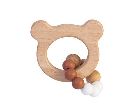 Bambam - Wooden Bear Teether