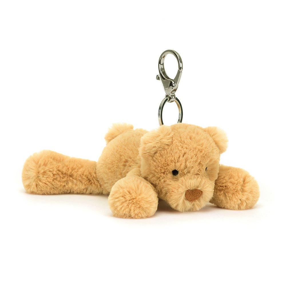 Jellycat - Smudge Bear Bag Charm Soft Toy Keyring (13cmx16cm)