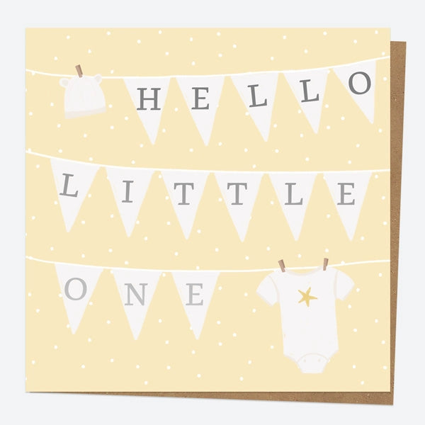 DAP - New Baby Washing Line Greeting Card
