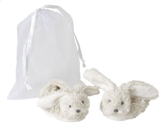 Happy Horse - Ivory Rabbit Richie Baby Slippers
