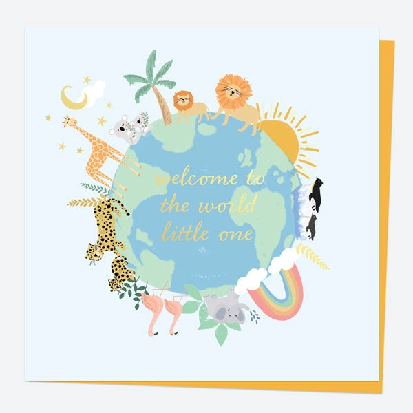 DAP - New Baby Welcome to the World Greeting Card