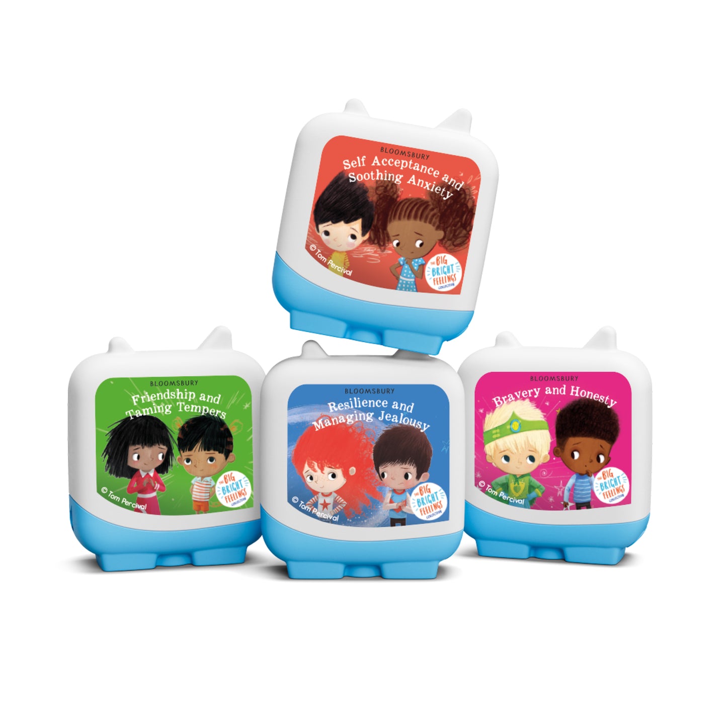 Tonies  -  The Big Bright Feelings  Set of 4 Clever Tonies Audio Figures  (30 minutes each)