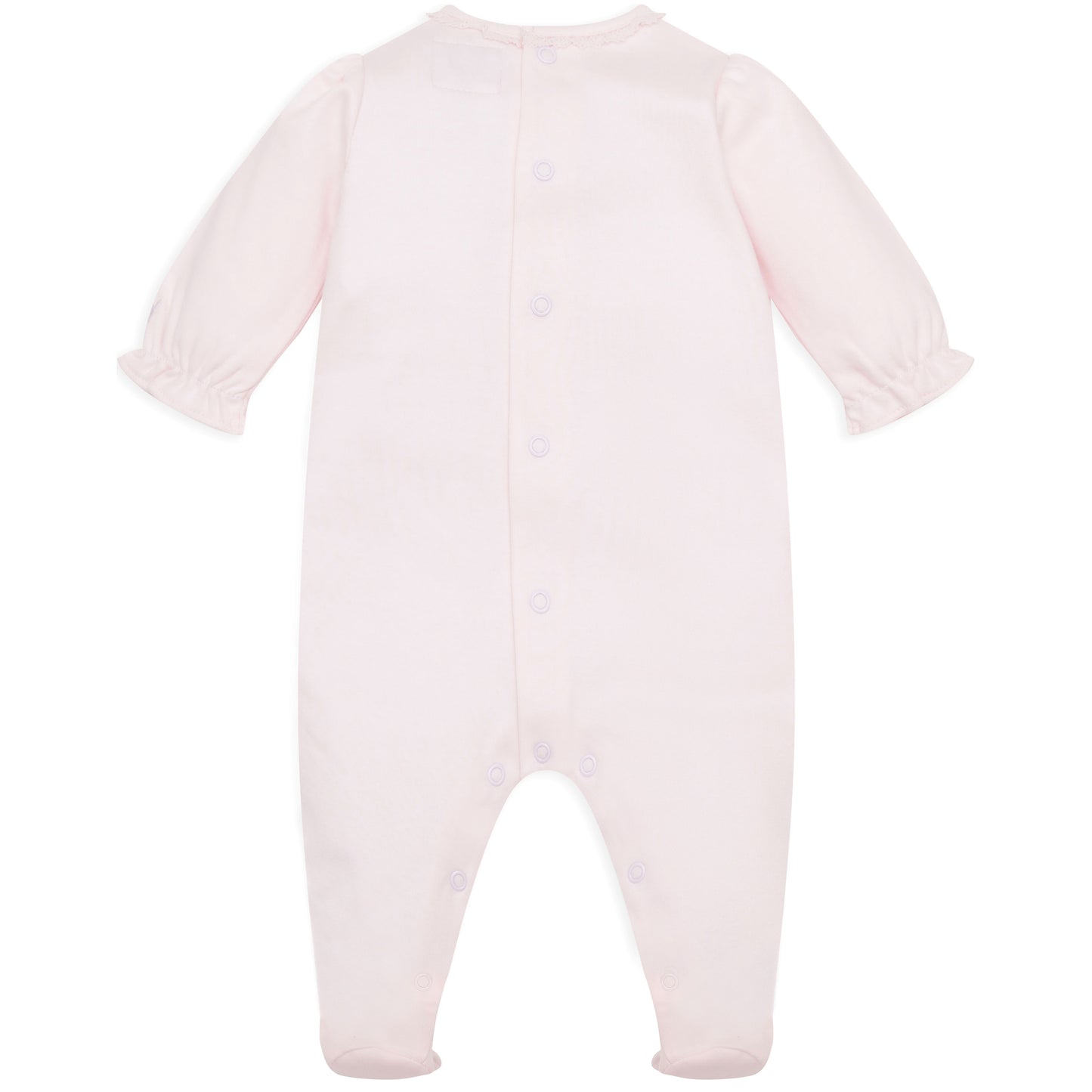 Emile et Rose - Jayne Baby Girls Pink Babygrow with matching Hat
