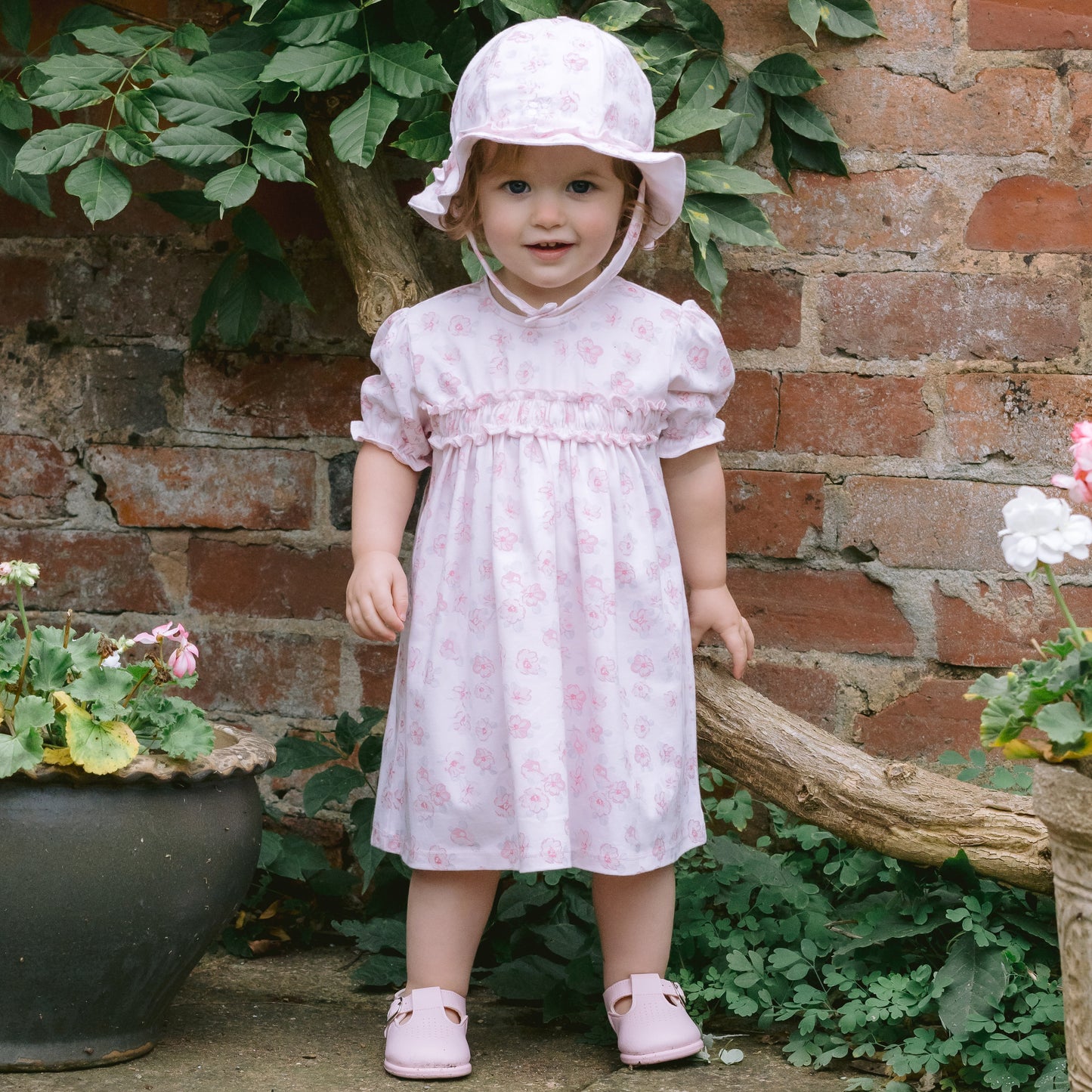 Emile et Rose - Janine Baby Girls Floral Print Summer Dress