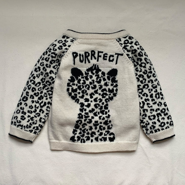 Fable & Bear - Leo Purrfect Baby Organic Cotton Jumper