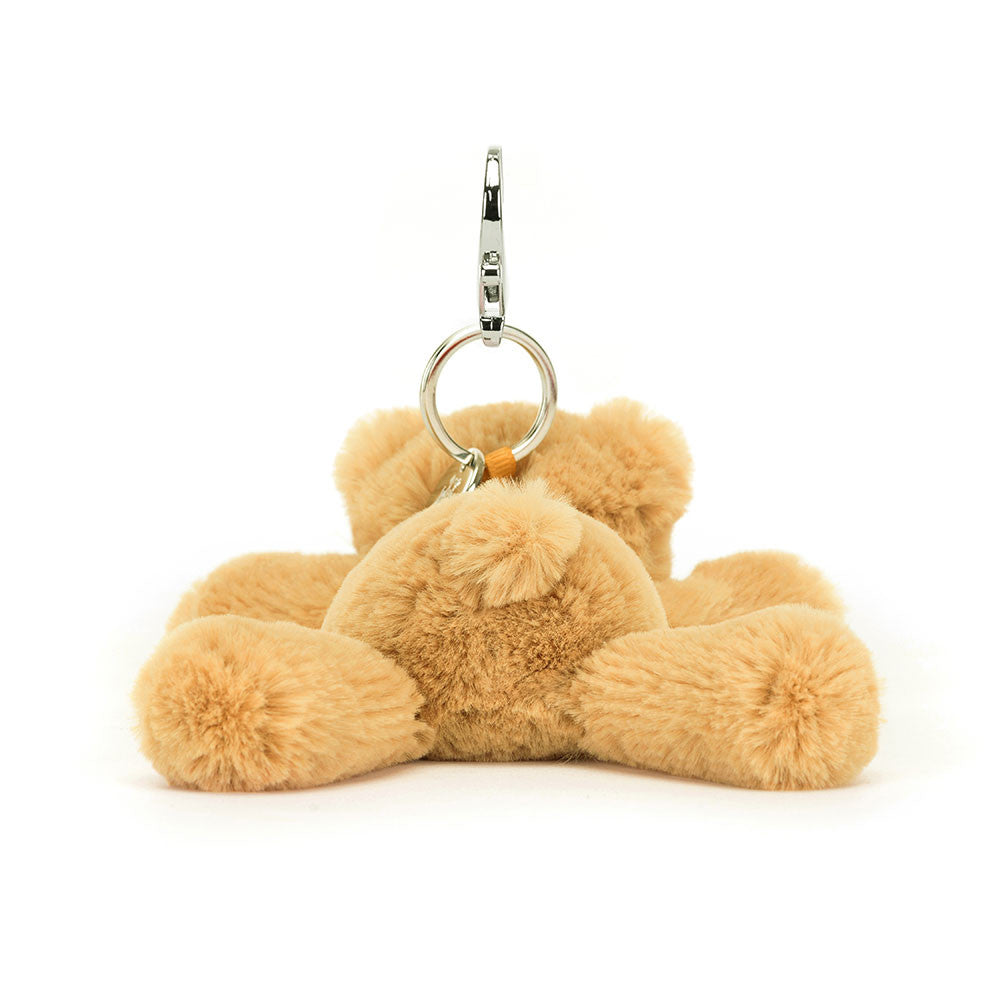 Jellycat - Smudge Bear Bag Charm Soft Toy Keyring (13cmx16cm)