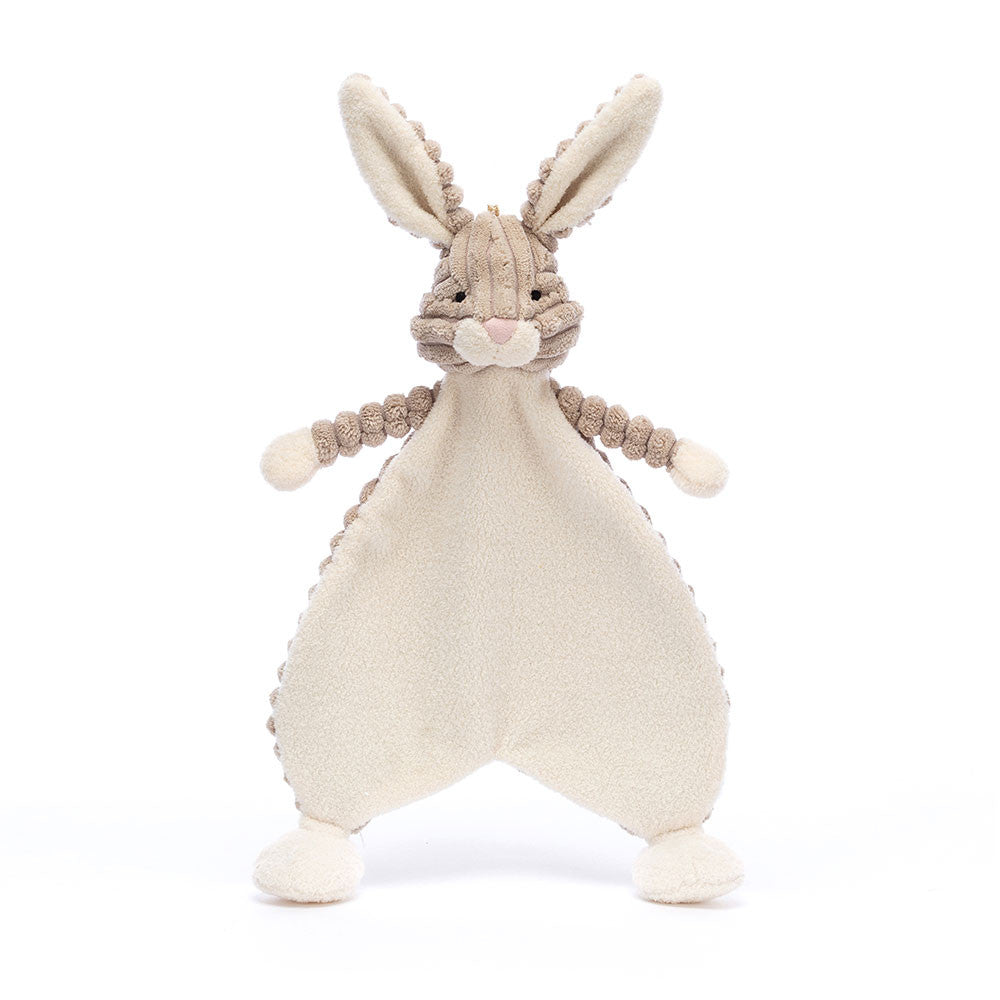 Jellycat - Cordy Roy Baby Hare (aka a Leveret!) Soother Soft Toy (25cmx18cmx8cm)