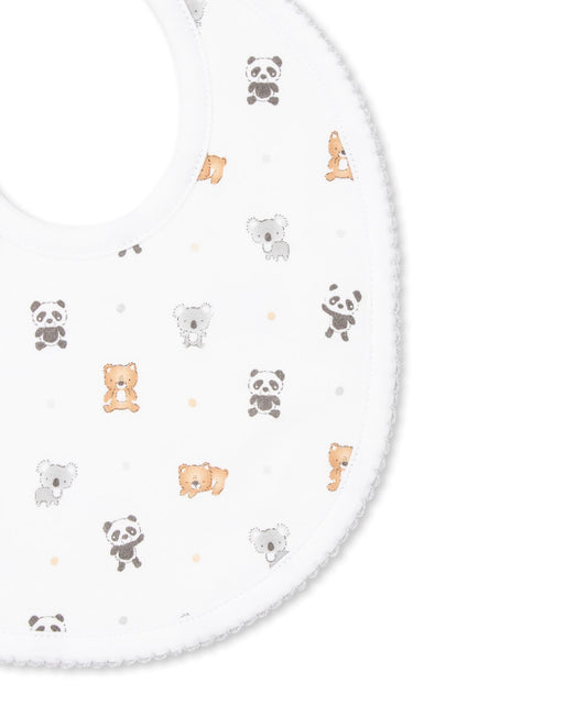 Kissy Kissy -  Bear Bedlam Print Baby Bib