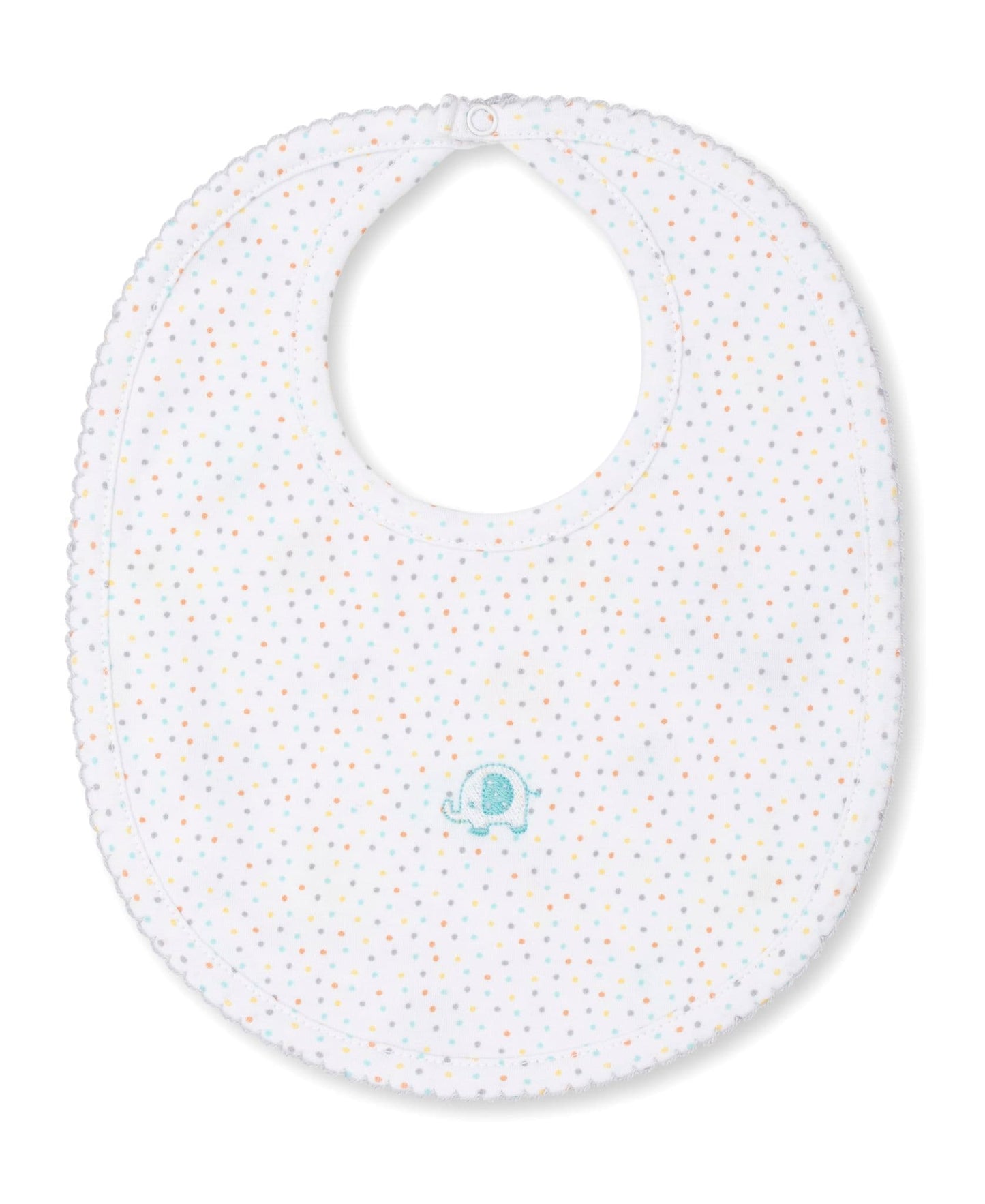 Kissy Kissy -  Elephant Entourage Reversible Baby Bib