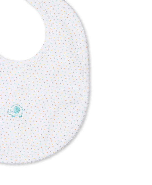 Kissy Kissy -  Elephant Entourage Reversible Baby Bib