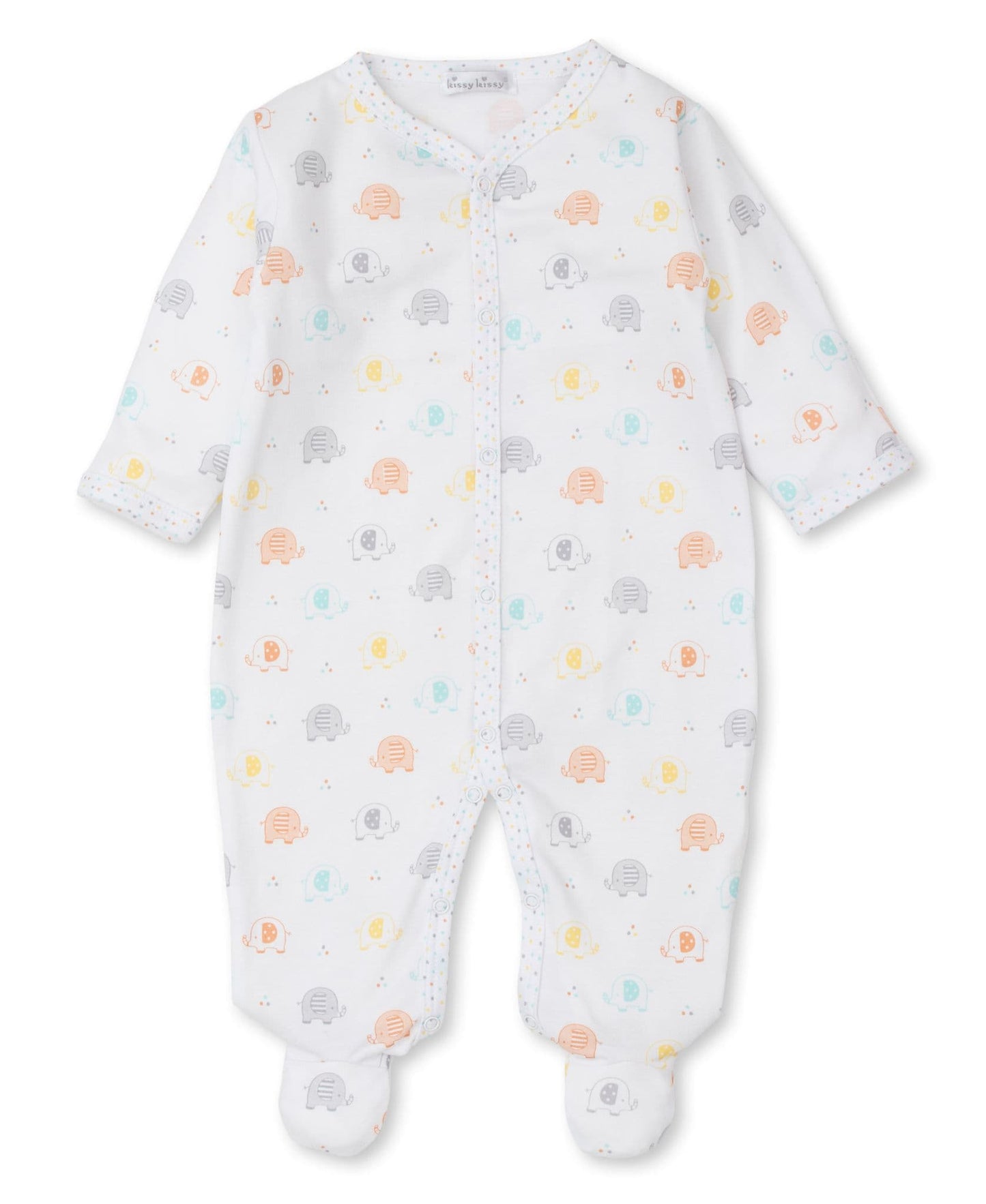Kissy Kissy -  Elephants Entourage Print Unisex Babygrow