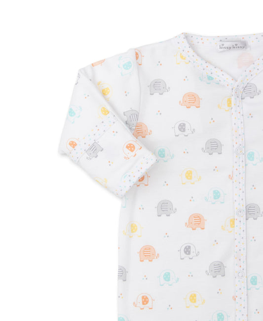 Kissy Kissy -  Elephants Entourage Print Unisex Babygrow