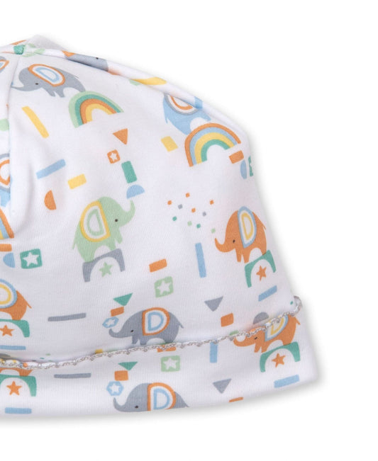 Kissy Kissy - Rainbow Elephants Hat Small (0-3 months)