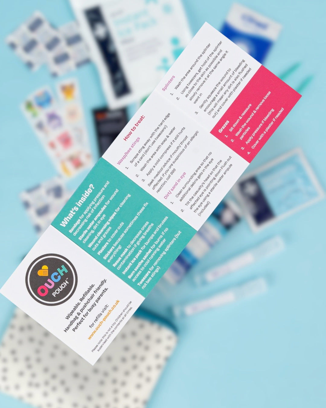 Ouch Pouch - The Perfect First Aid Kit for Parents